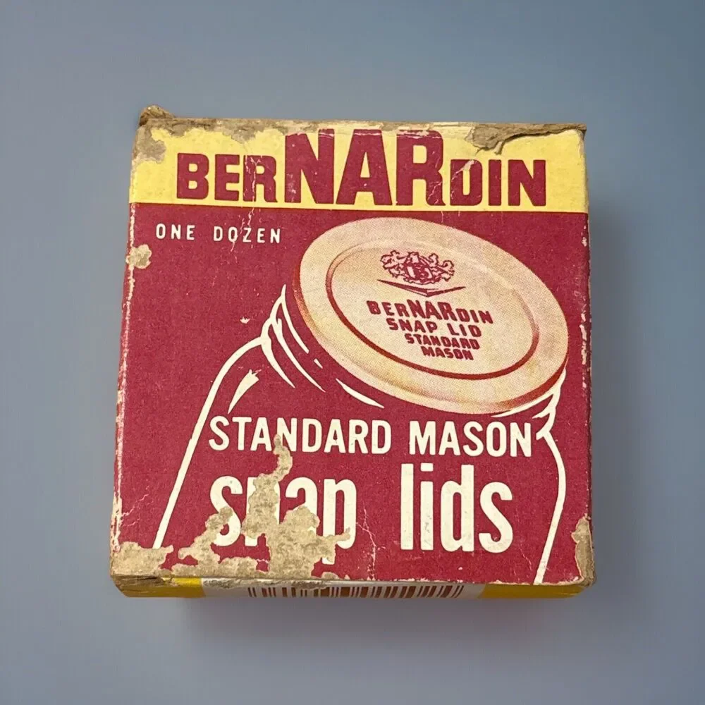 Mixed Lot Canning Jar Lids 6 Magic Button 8 Ball 1 Bernardin In Bernardin Box
